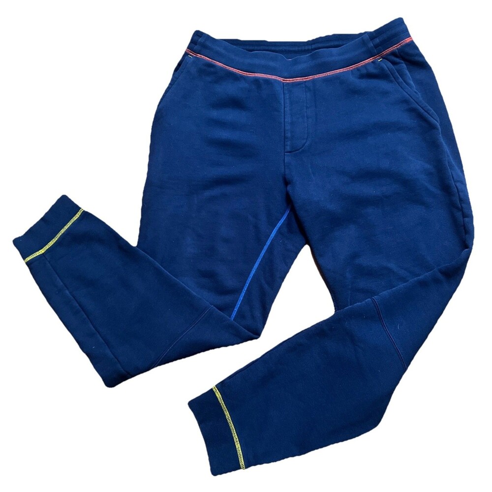 BOMBAS Mens Sz S Blue Bee Better Jogger Lounge Pants Sweats Athleisure Cotton